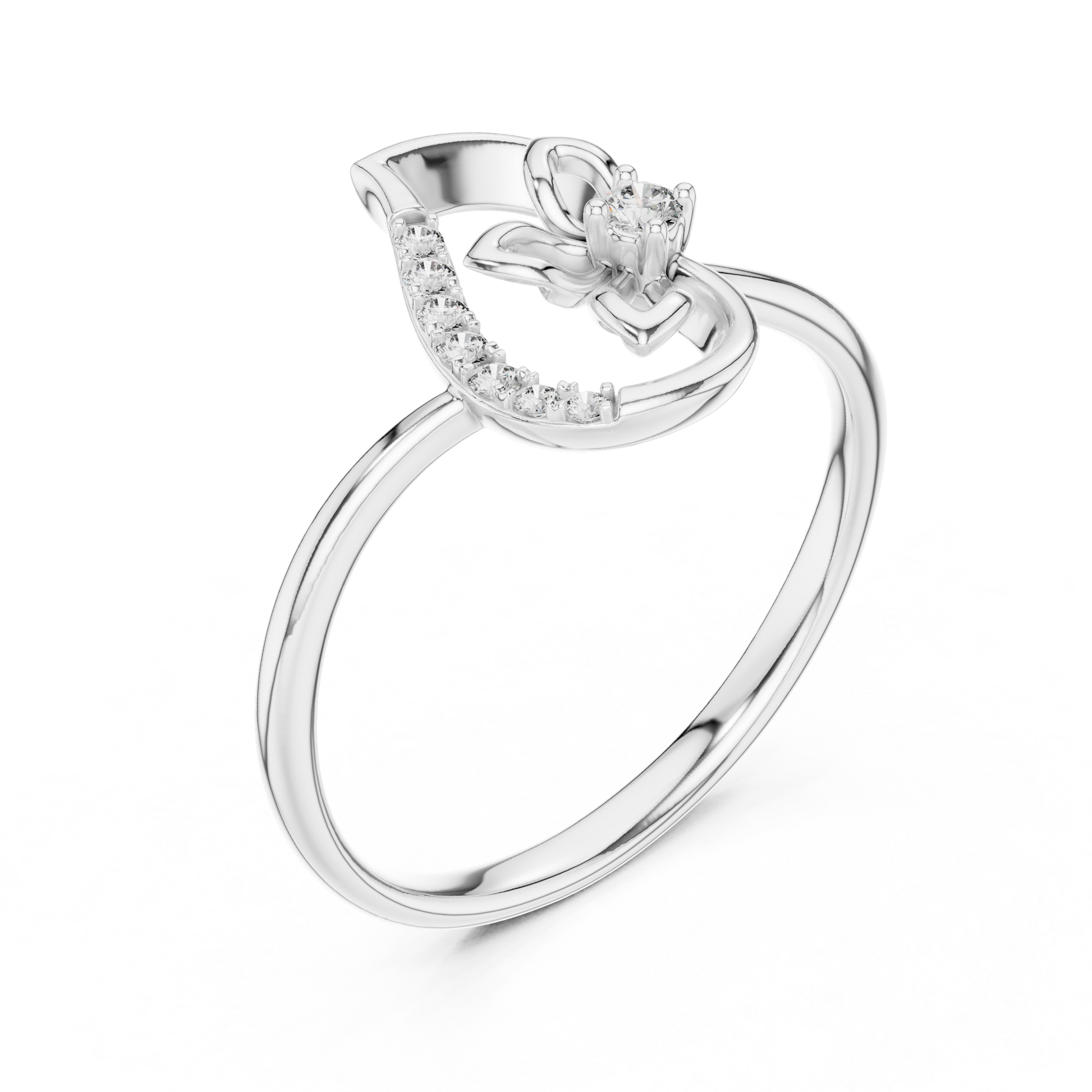 Round Halo Lab Grown Diamond Ring