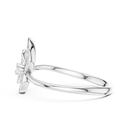 Round Halo Lab Grown Diamond Ring