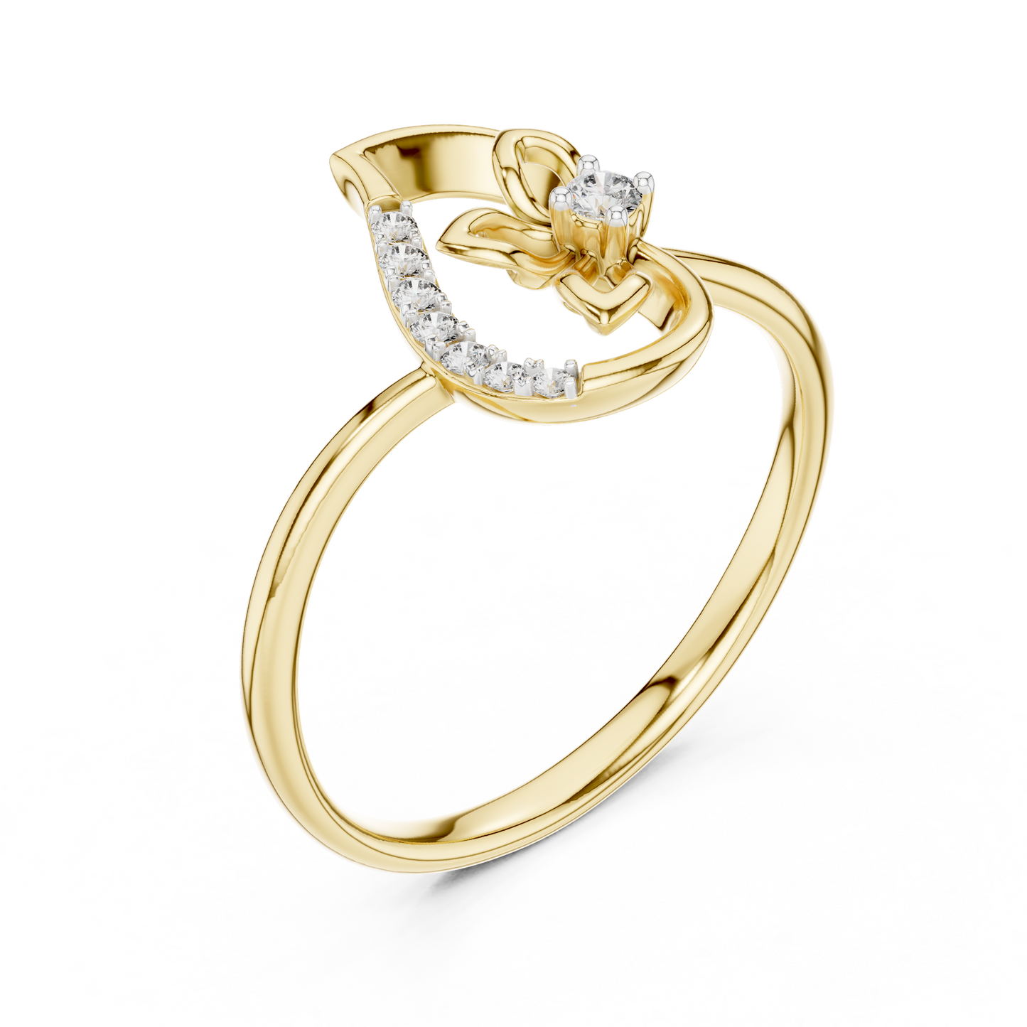 Round Halo Lab Grown Diamond Ring