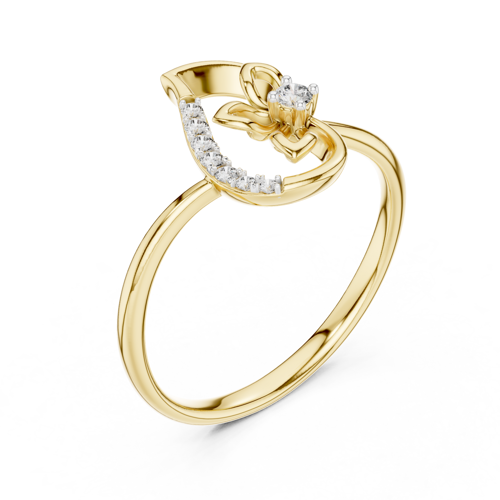 Round Halo Lab Grown Diamond Ring