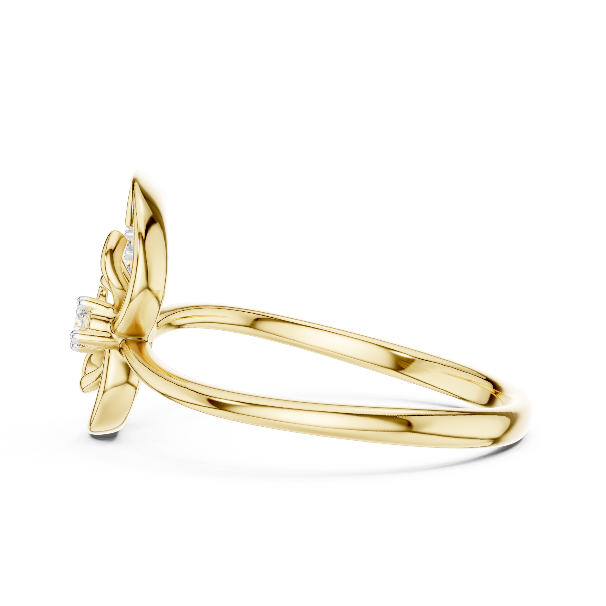 Round Halo Lab Grown Diamond Ring