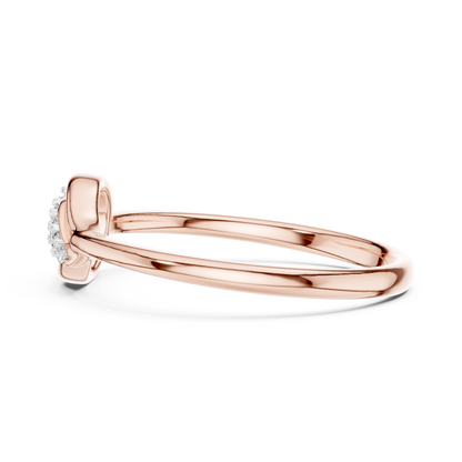Round Halo Lab Grown Diamond Ring