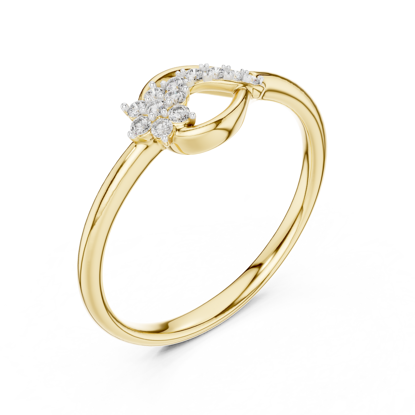 Round Halo Lab Grown Diamond Ring