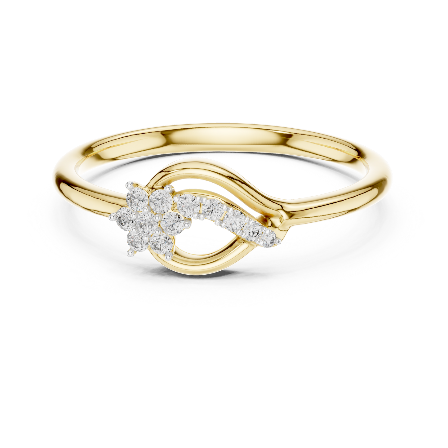 Round Halo Lab Grown Diamond Ring