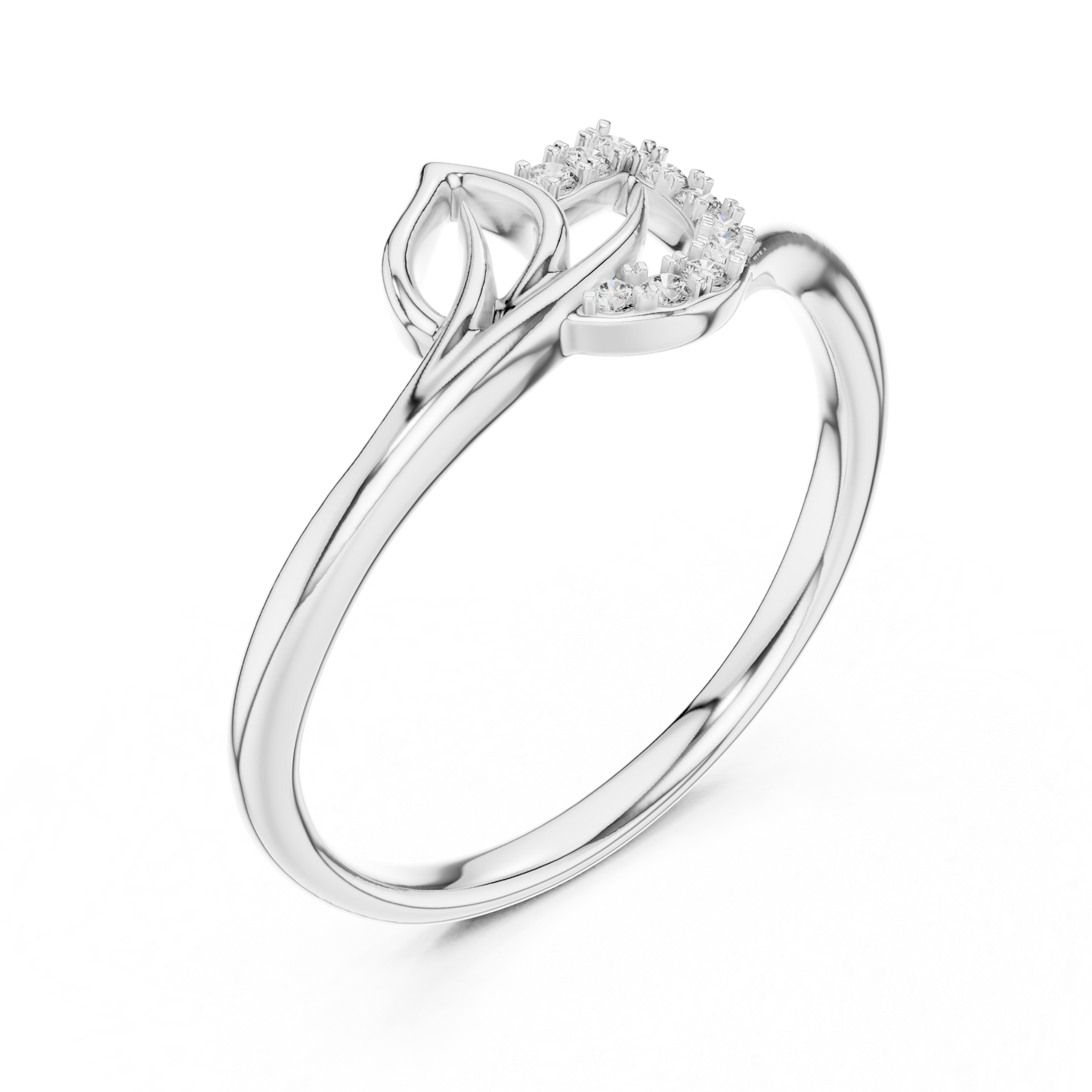 Mixed Shape Lab Grown Diamond Halo Ring