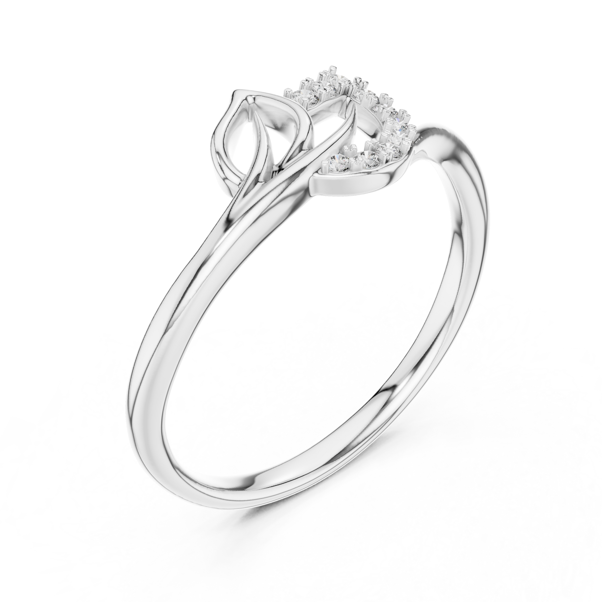 Mixed Shape Lab Grown Diamond Halo Ring