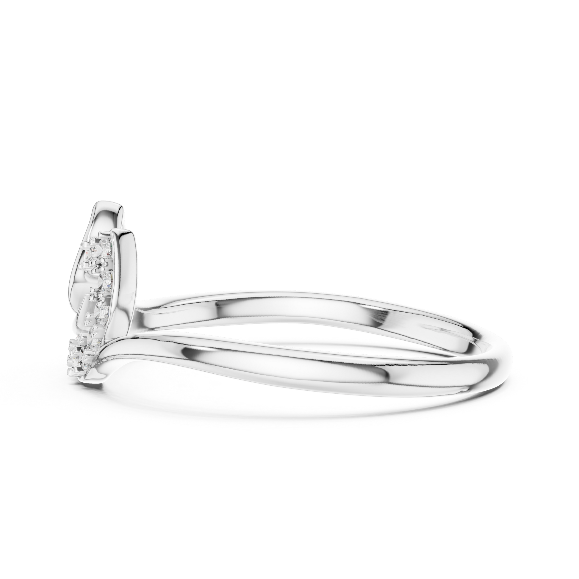 Mixed Shape Lab Grown Diamond Halo Ring
