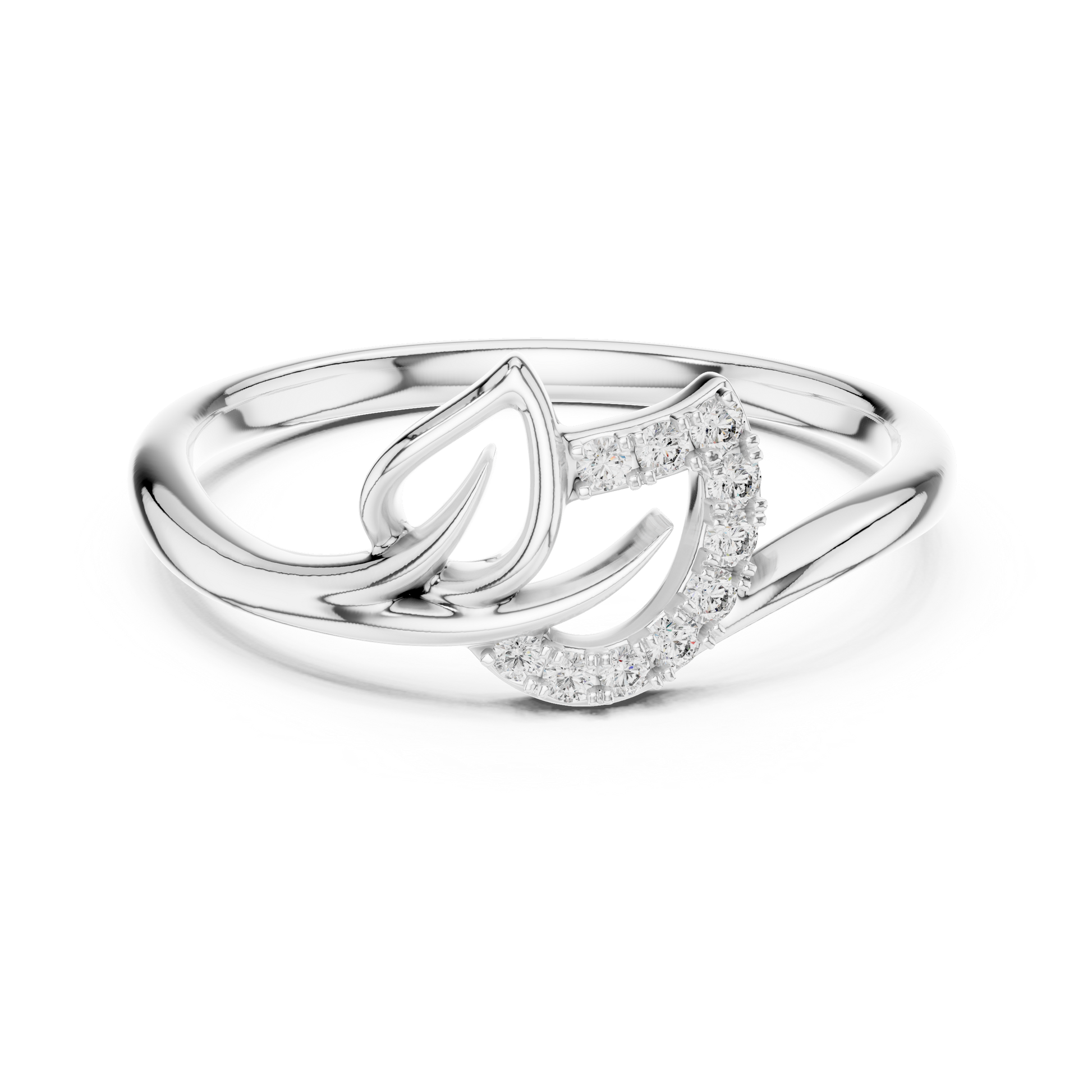 Mixed Shape Lab Grown Diamond Halo Ring