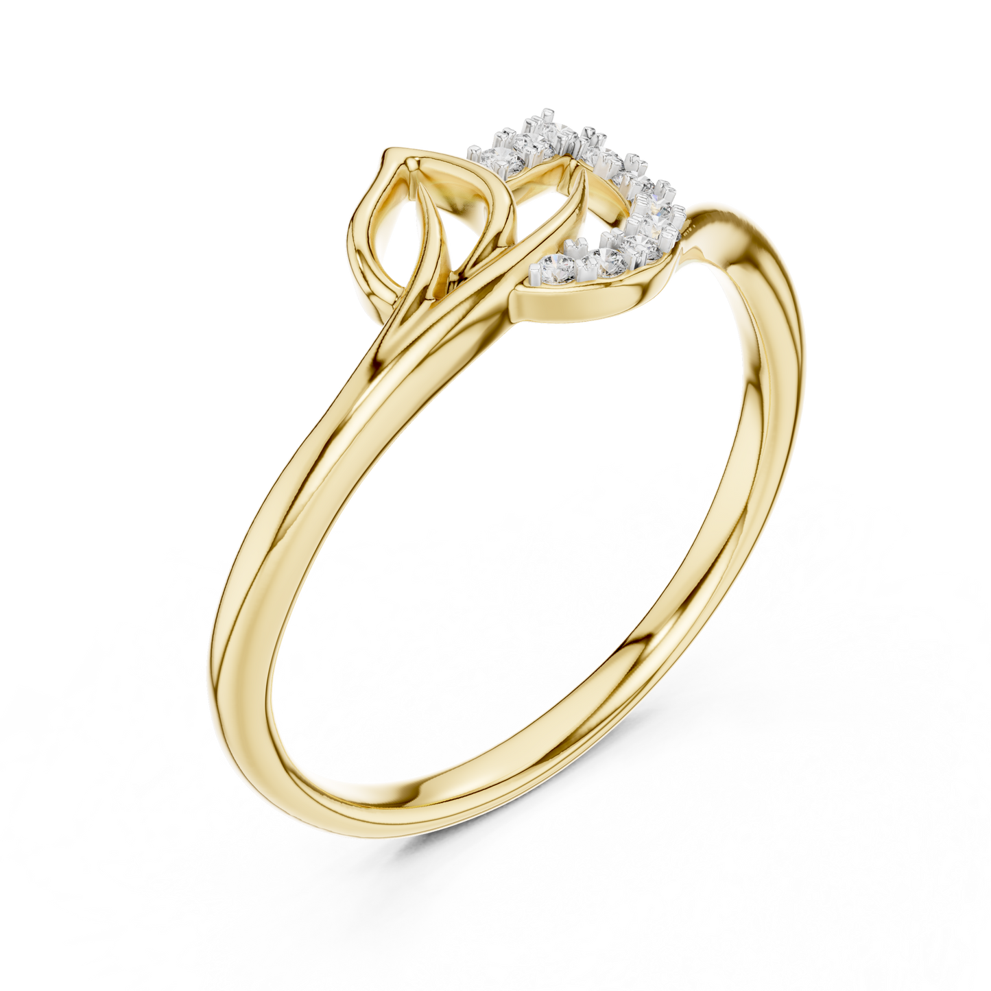 Mixed Shape Lab Grown Diamond Halo Ring