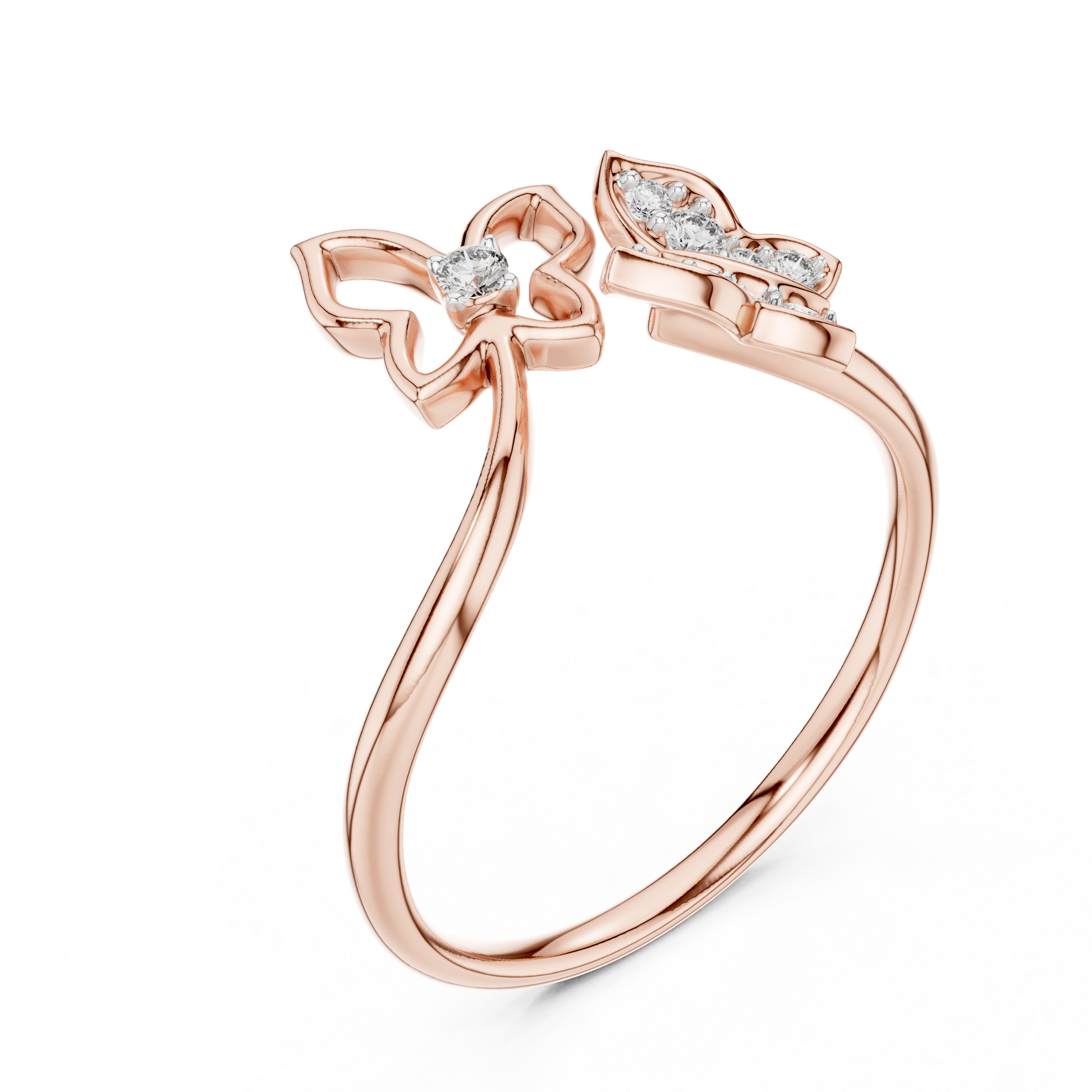 Mixed Shape Lab Grown Diamond Halo Ring