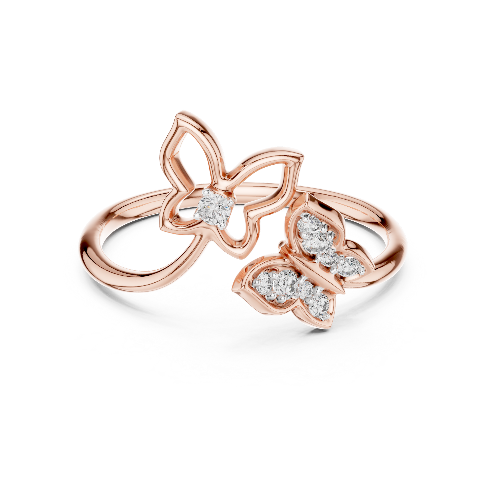 Mixed Shape Lab Grown Diamond Halo Ring