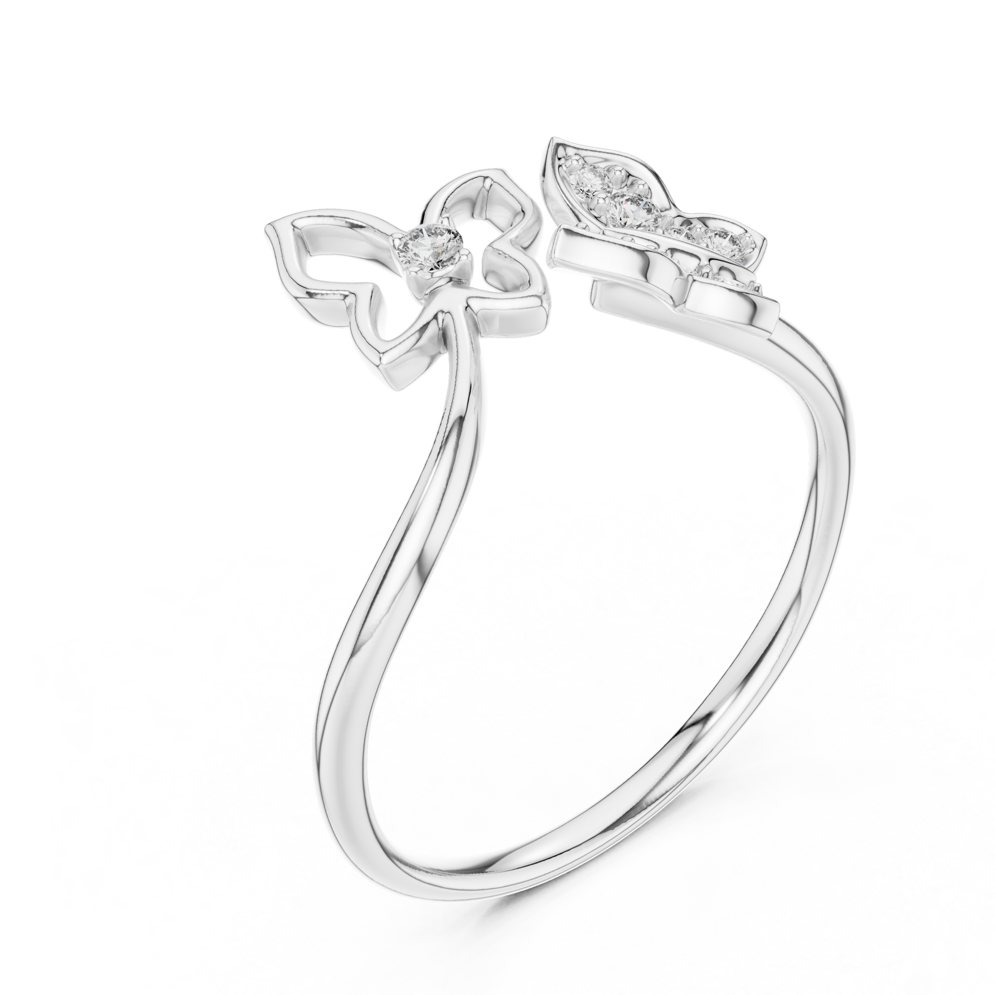 Mixed Shape Lab Grown Diamond Halo Ring
