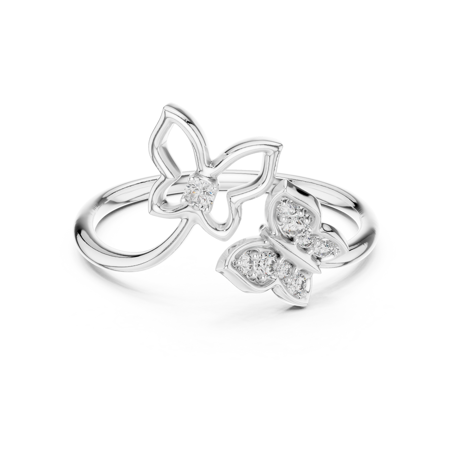 Mixed Shape Lab Grown Diamond Halo Ring