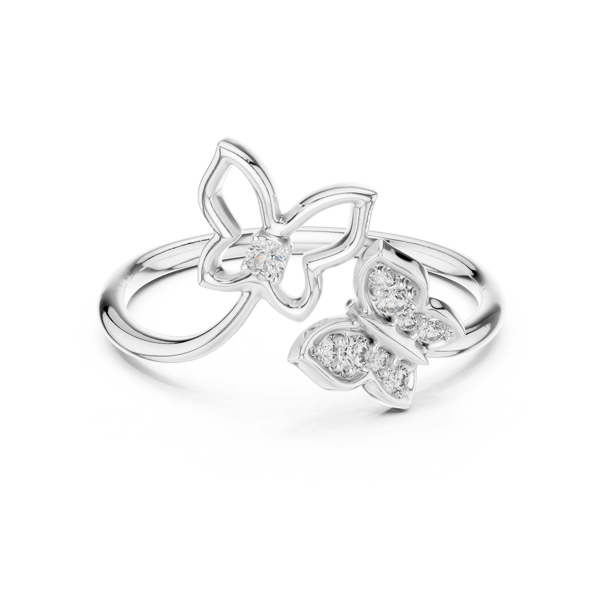 Mixed Shape Lab Grown Diamond Halo Ring