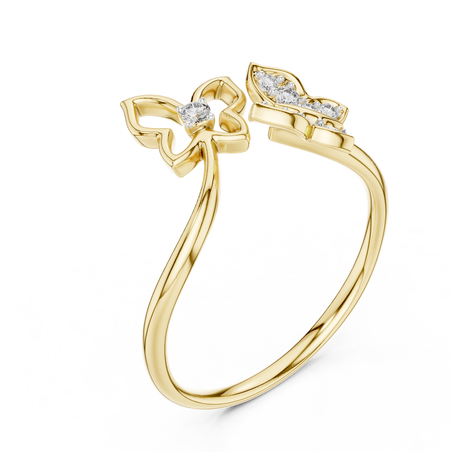 Mixed Shape Lab Grown Diamond Halo Ring