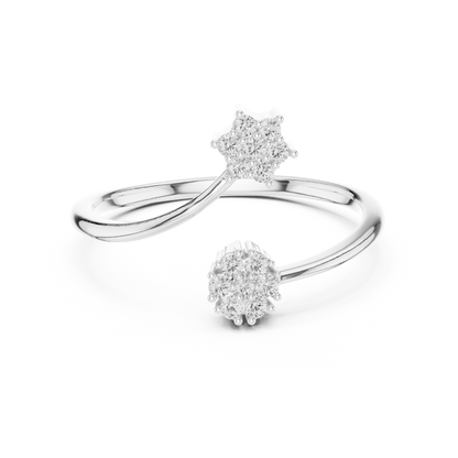 Round Halo Lab Grown Diamond Ring
