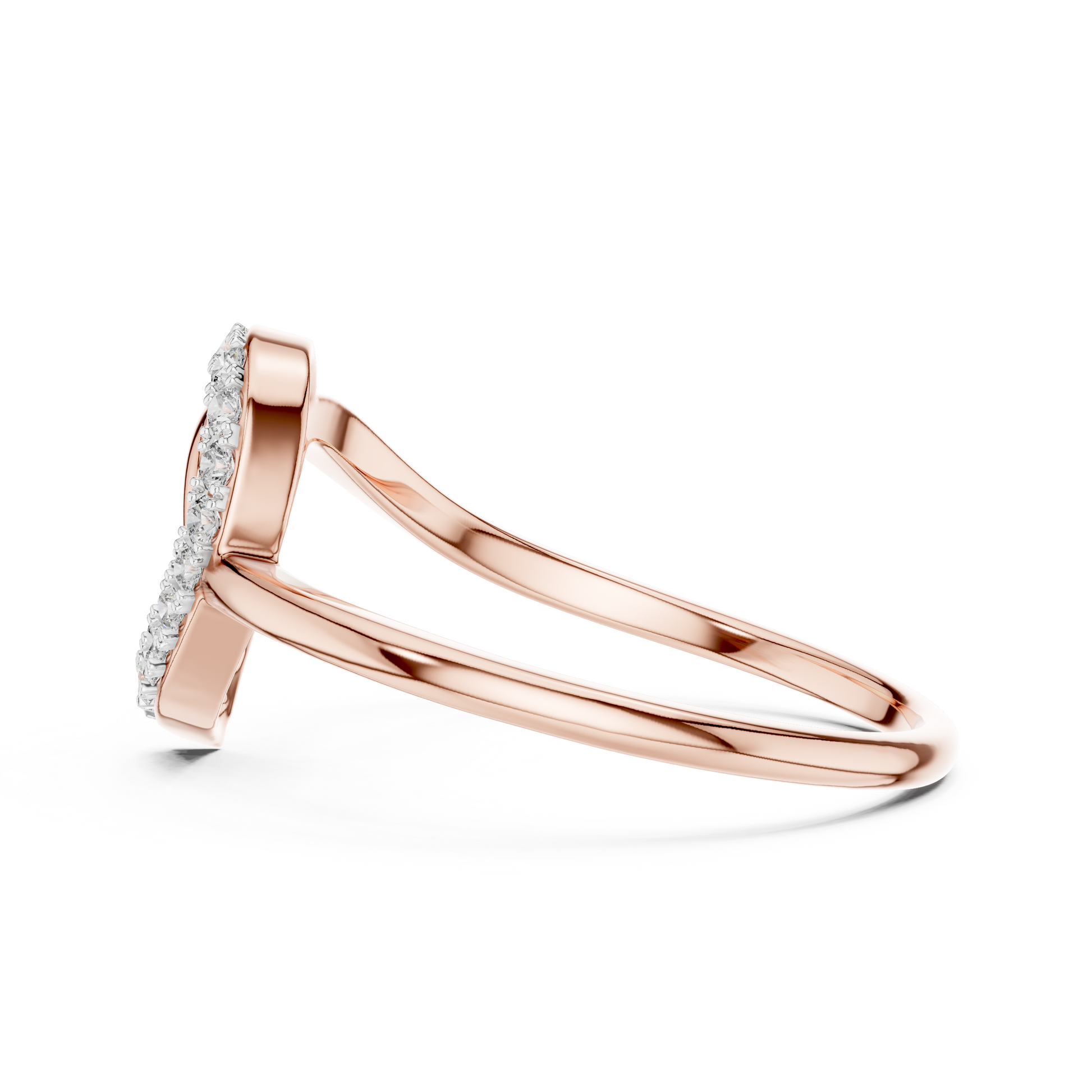 Round Halo Lab Grown Diamond Ring