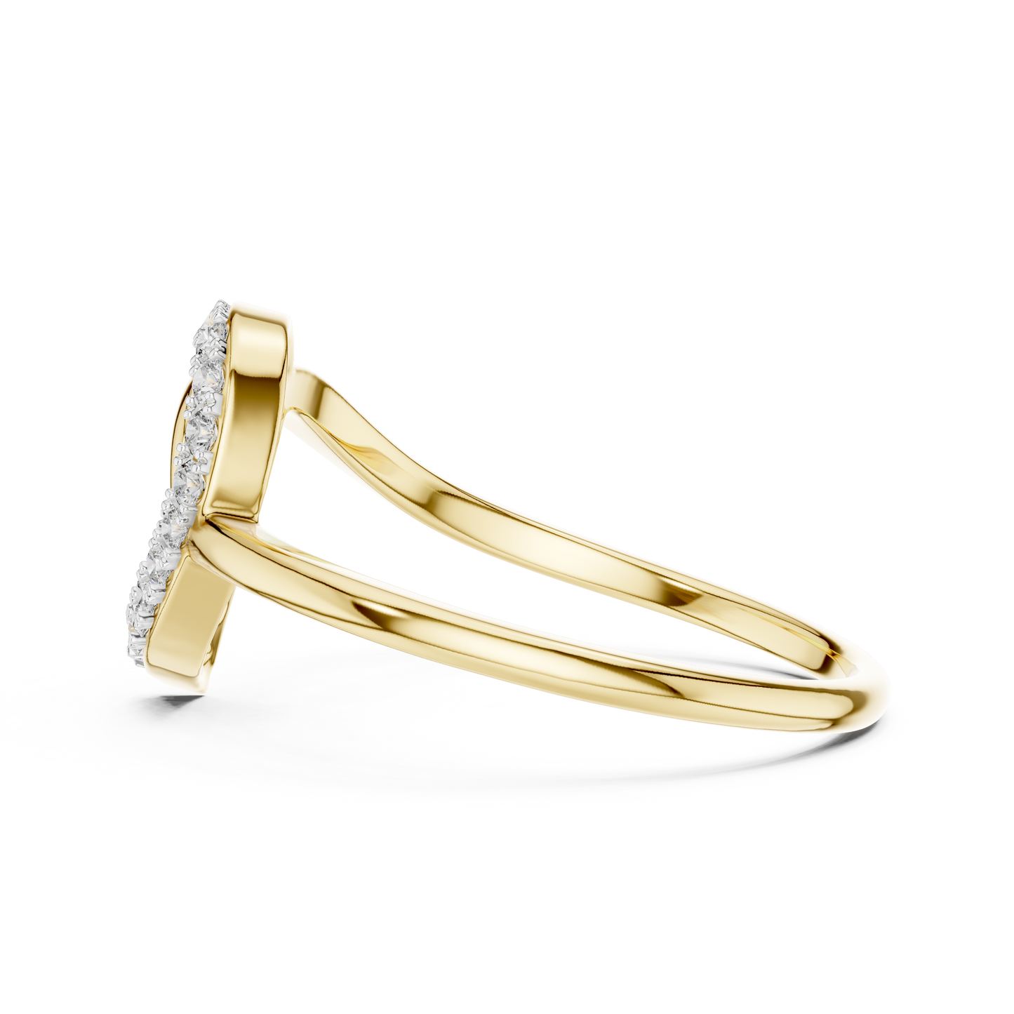 Round Halo Lab Grown Diamond Ring