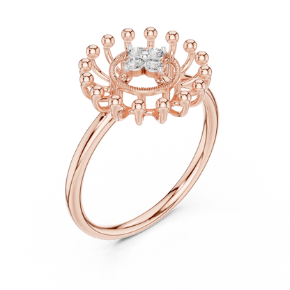 Round Halo Lab Grown Diamond Ring