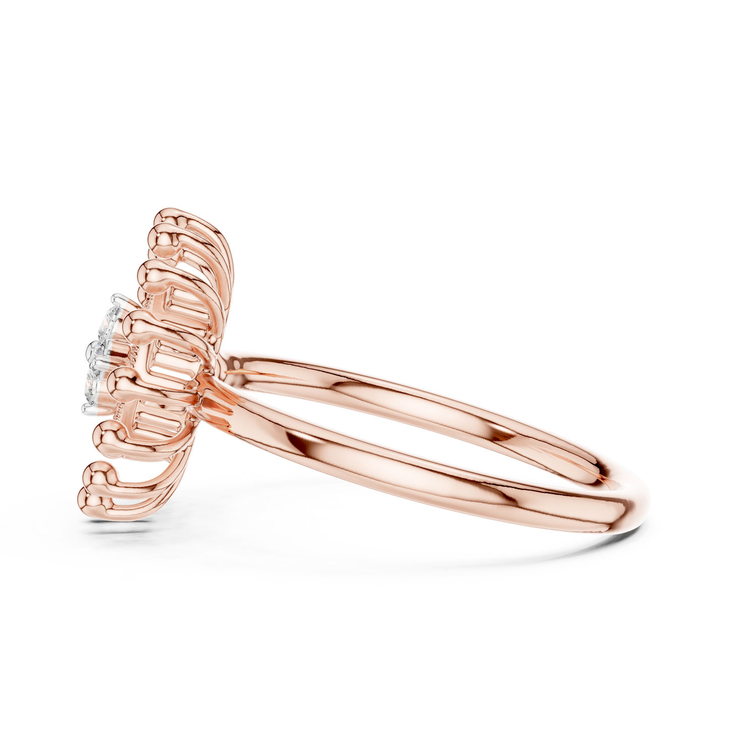 Round Halo Lab Grown Diamond Ring