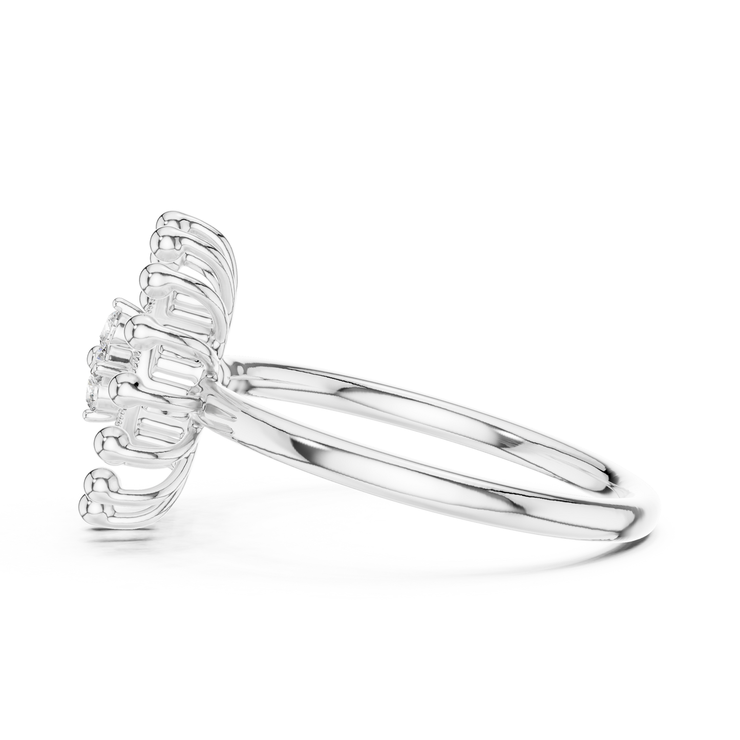 Round Halo Lab Grown Diamond Ring
