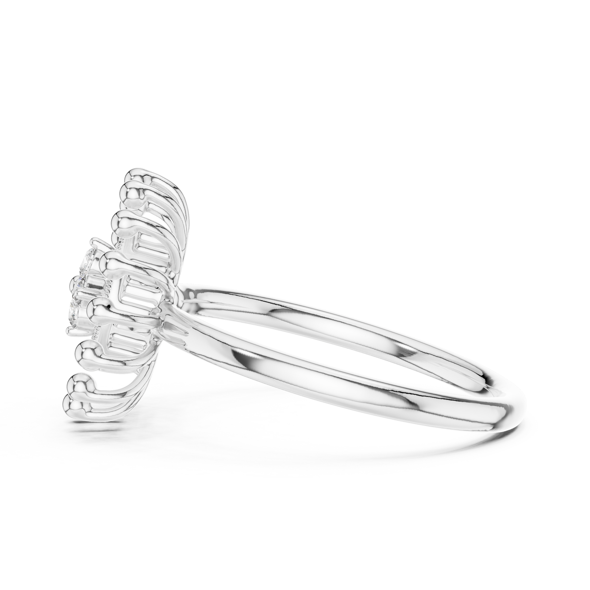 Round Halo Lab Grown Diamond Ring
