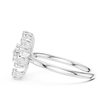 Round Halo Lab Grown Diamond Ring