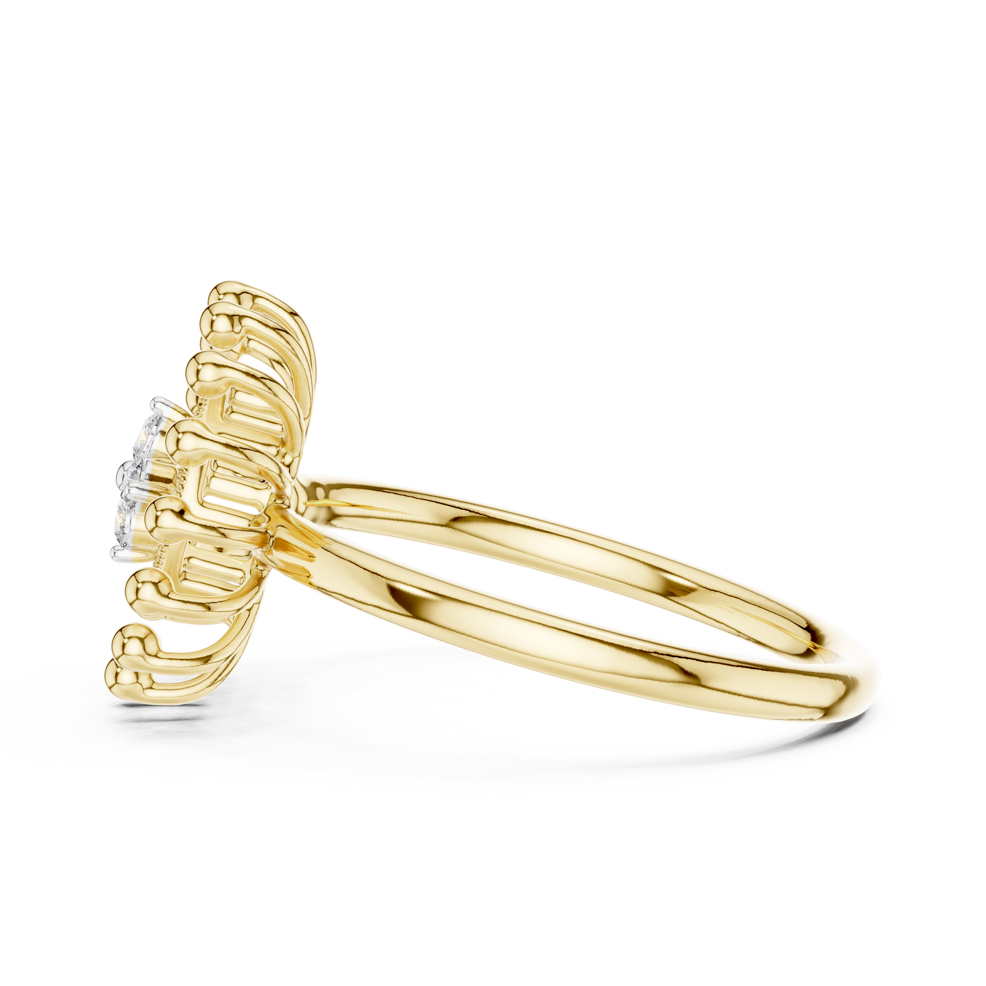 Round Halo Lab Grown Diamond Ring