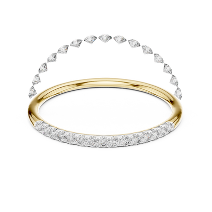 Round Pave Lab Grown Diamond Ring