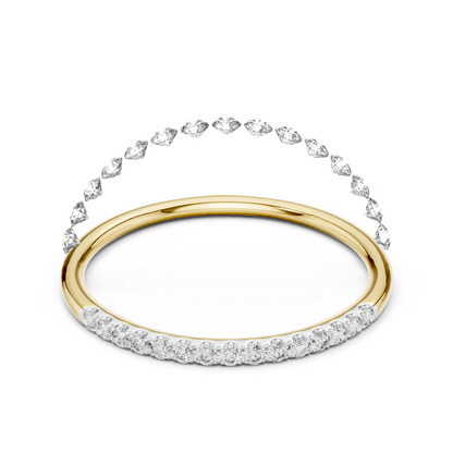 Round Pave Lab Grown Diamond Ring