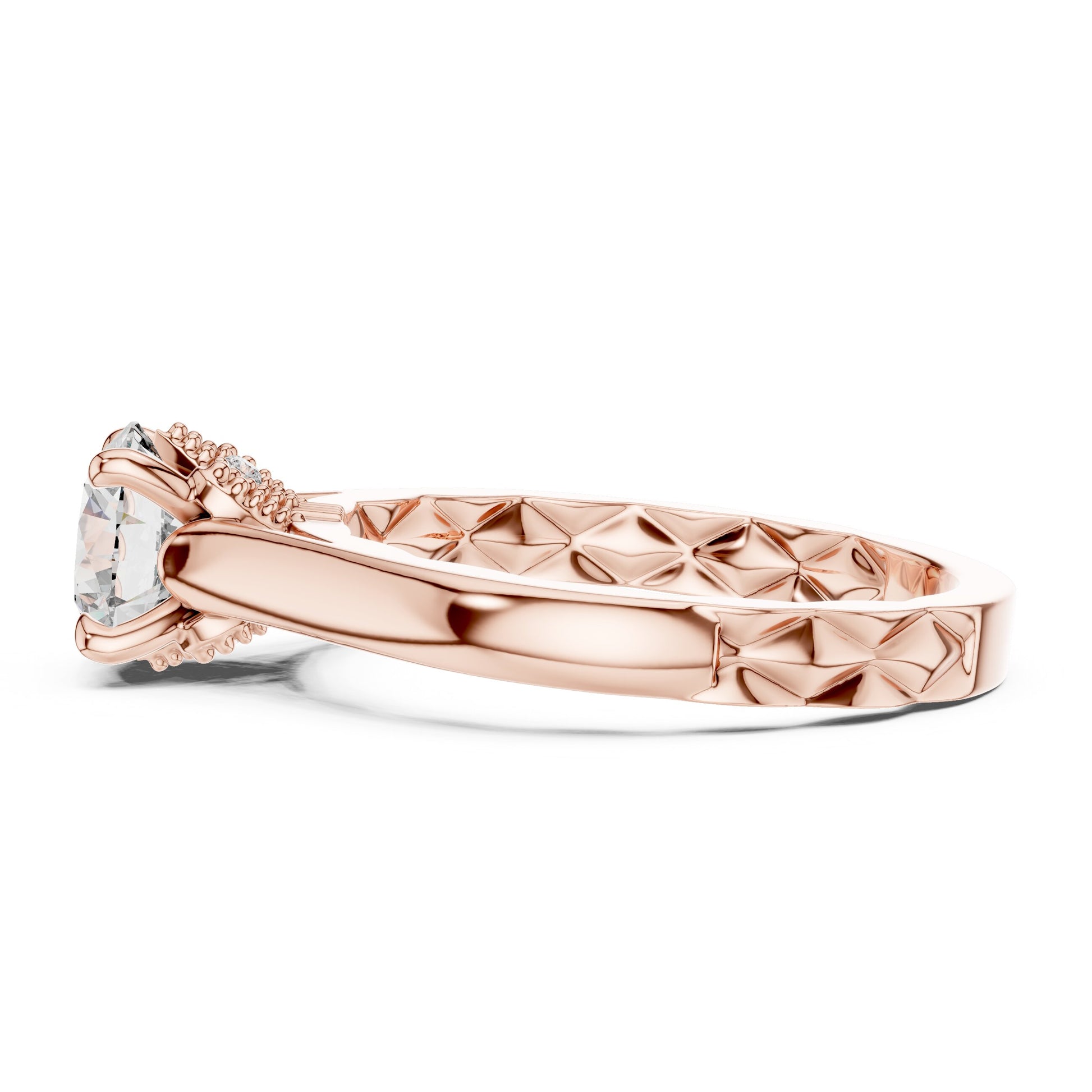 Round Solitaire Lab Grown Diamond Ring