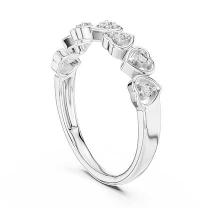 Mixed Shape Lab Grown Diamond Halo Ring