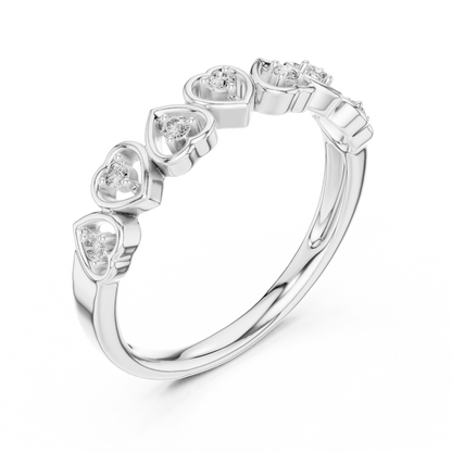Mixed Shape Lab Grown Diamond Halo Ring
