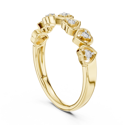 Mixed Shape Lab Grown Diamond Halo Ring