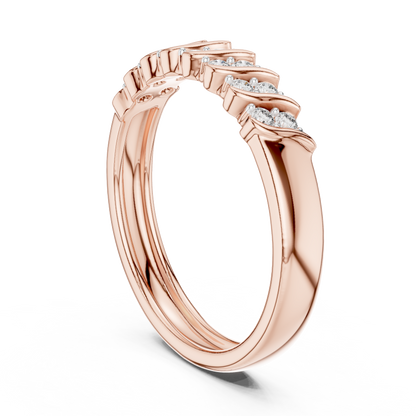 Round Side Stone Lab Grown Diamond Ring