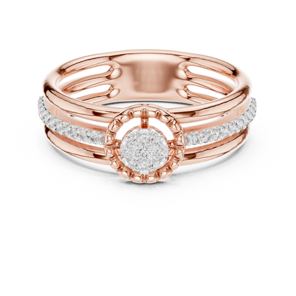 Round Halo Lab Grown Diamond Ring