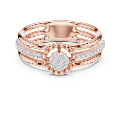 Round Halo Lab Grown Diamond Ring