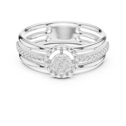 Round Halo Lab Grown Diamond Ring