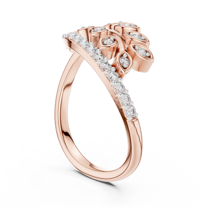 Mixed Shape Lab Grown Diamond Halo Ring