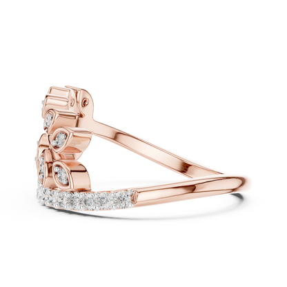Mixed Shape Lab Grown Diamond Halo Ring