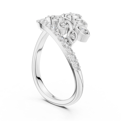 Mixed Shape Lab Grown Diamond Halo Ring
