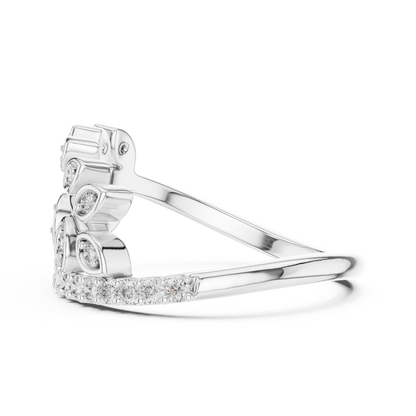 Mixed Shape Lab Grown Diamond Halo Ring