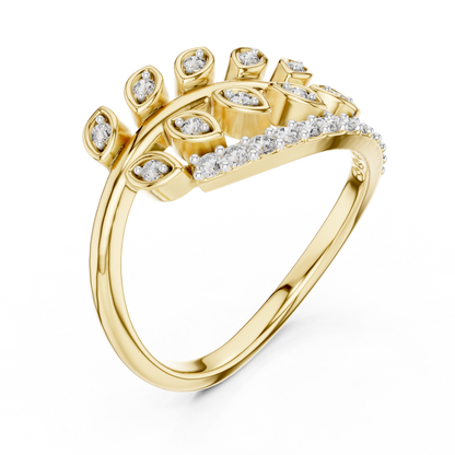 Mixed Shape Lab Grown Diamond Halo Ring