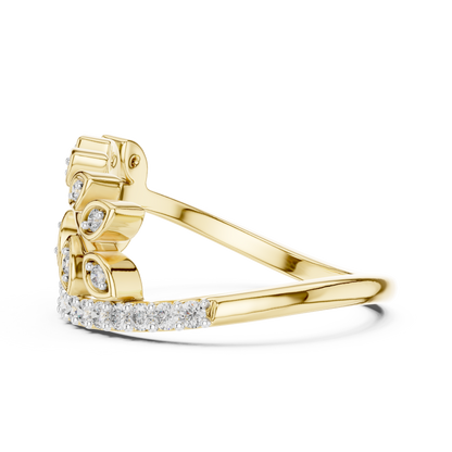 Mixed Shape Lab Grown Diamond Halo Ring