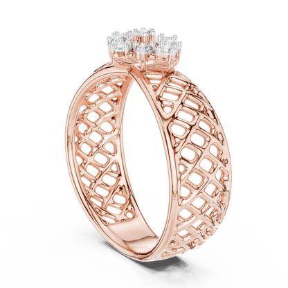 Mixed Shape Lab Grown Diamond Halo Ring