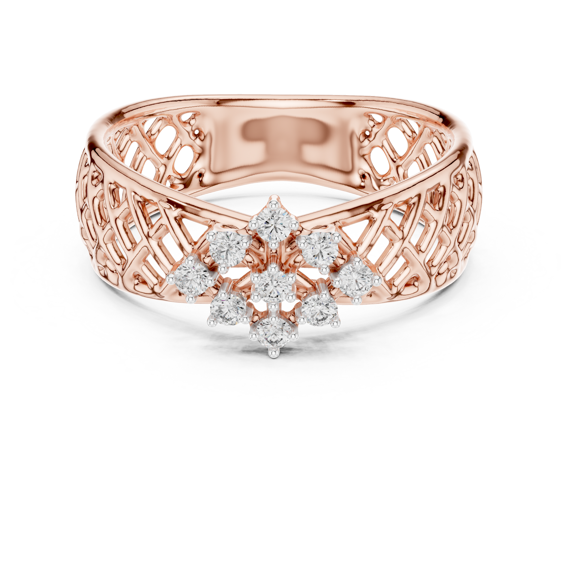 Mixed Shape Lab Grown Diamond Halo Ring