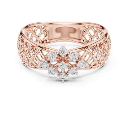 Mixed Shape Lab Grown Diamond Halo Ring