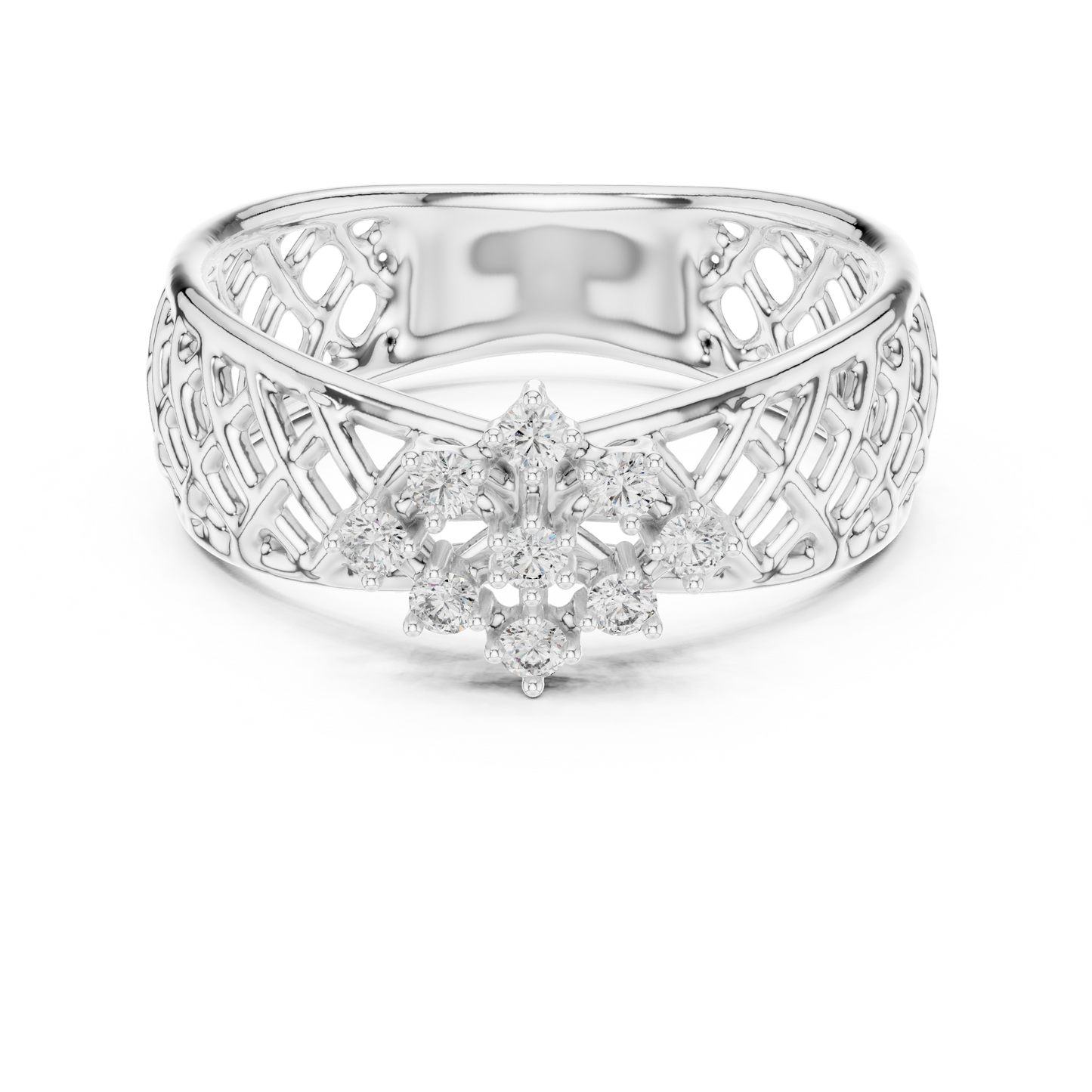Mixed Shape Lab Grown Diamond Halo Ring