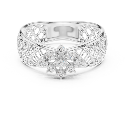 Mixed Shape Lab Grown Diamond Halo Ring