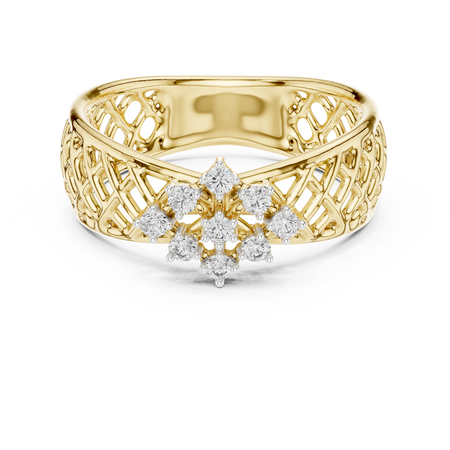 Mixed Shape Lab Grown Diamond Halo Ring